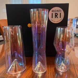 Sempli Monti Iri Taste Glasses iridescent 3 beer glassware beer glasses